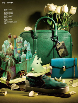 箱包与服装的视觉对话 摄影作品中的风格演绎